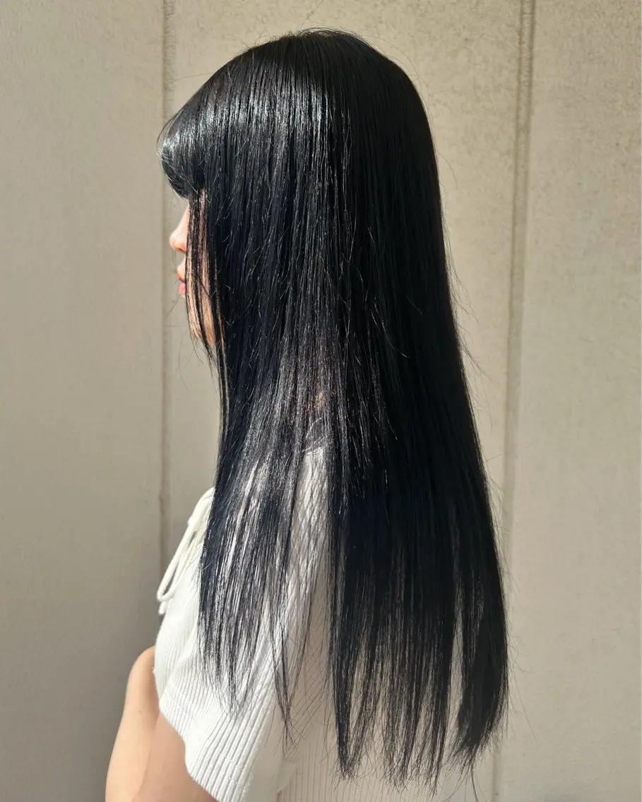 ロング カラー ヘアカラー 田中 遥陽のヘアスタイル