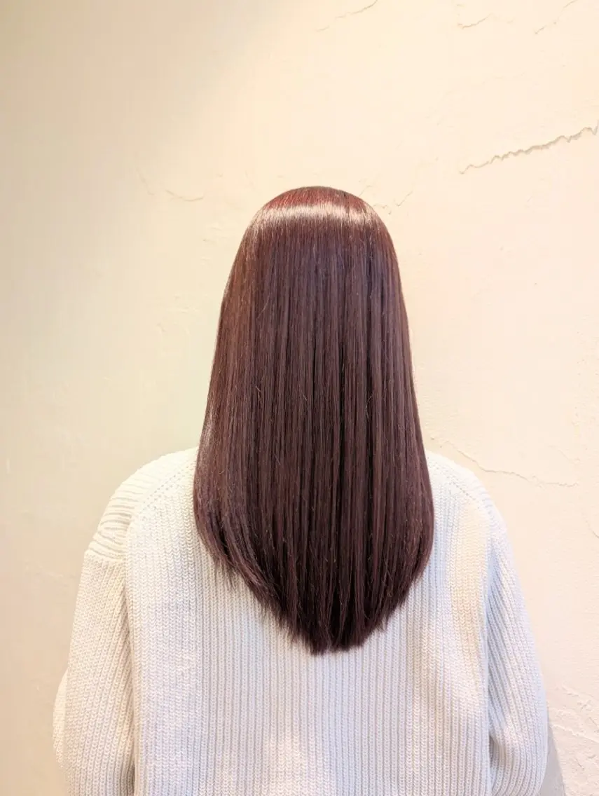【朝楽まとまり】シスキュアストレート＋カット【限定3名様】6600円〜の写真