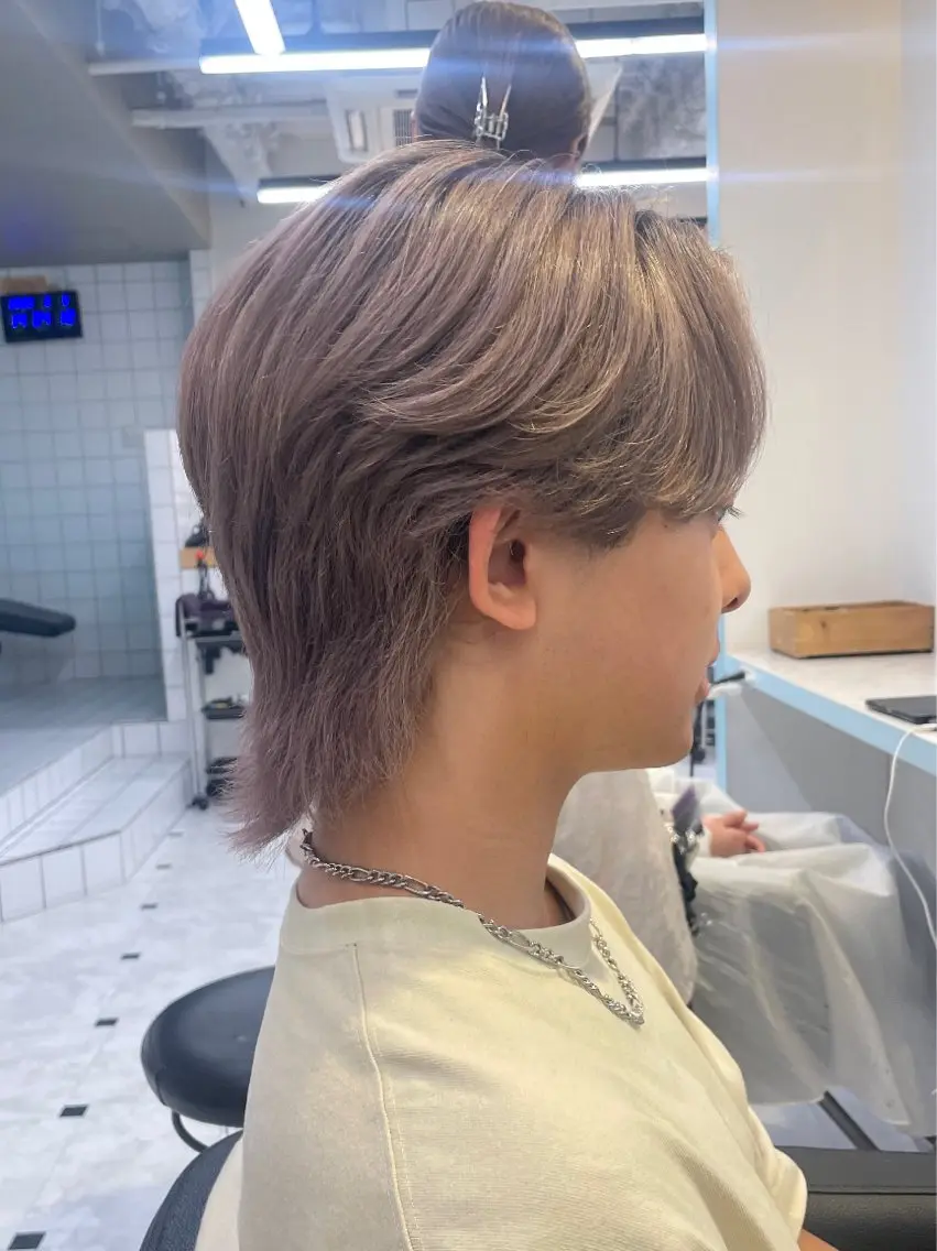 ミディアム カラー 【美髪矯正/絹髪】 🎀hinano🎀のヘアスタイル