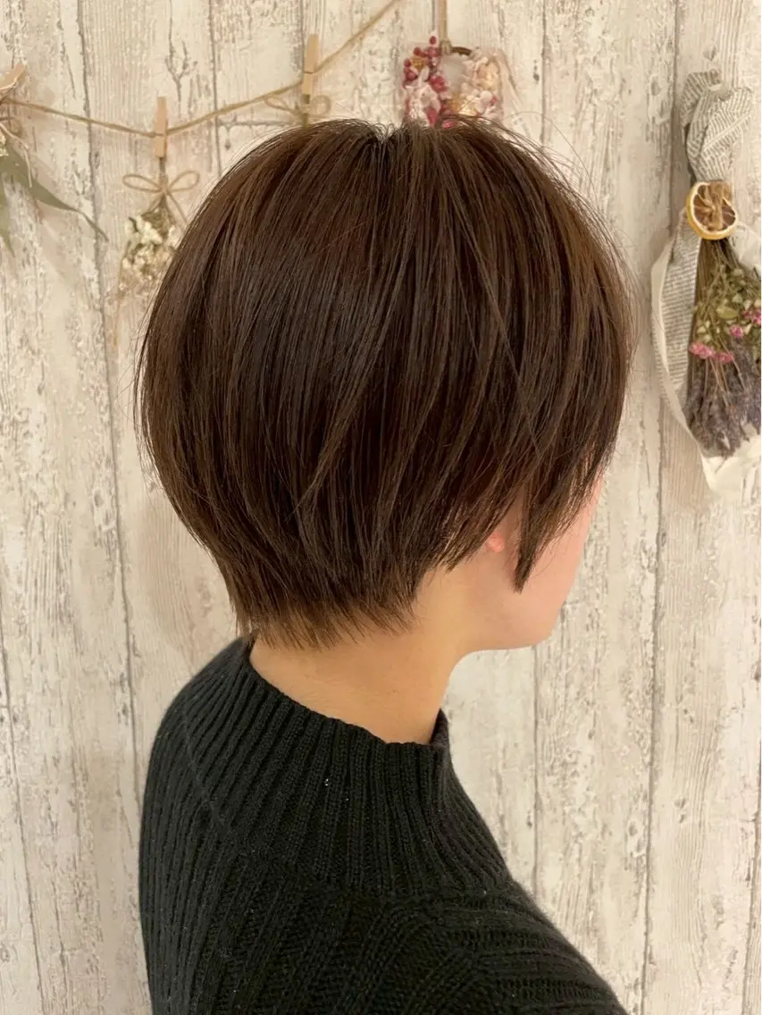 ショート ナチュラルカラー みずきのヘアスタイル