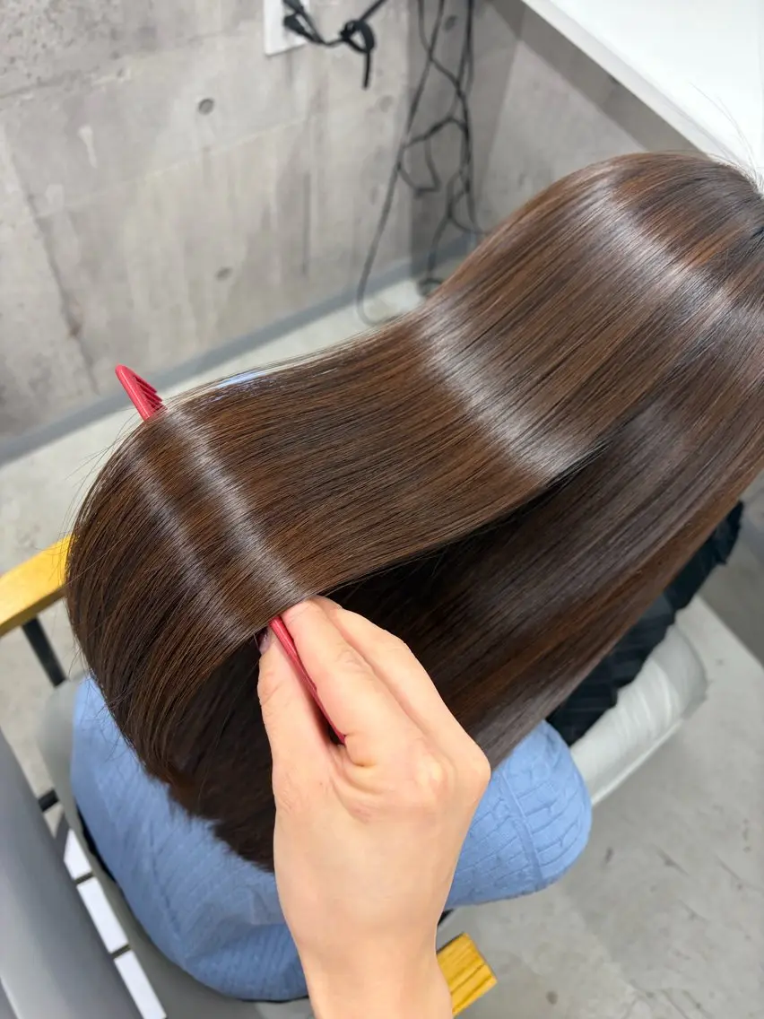 ロング カット トリートメント ageless/ nana/髪質改善のヘアスタイル