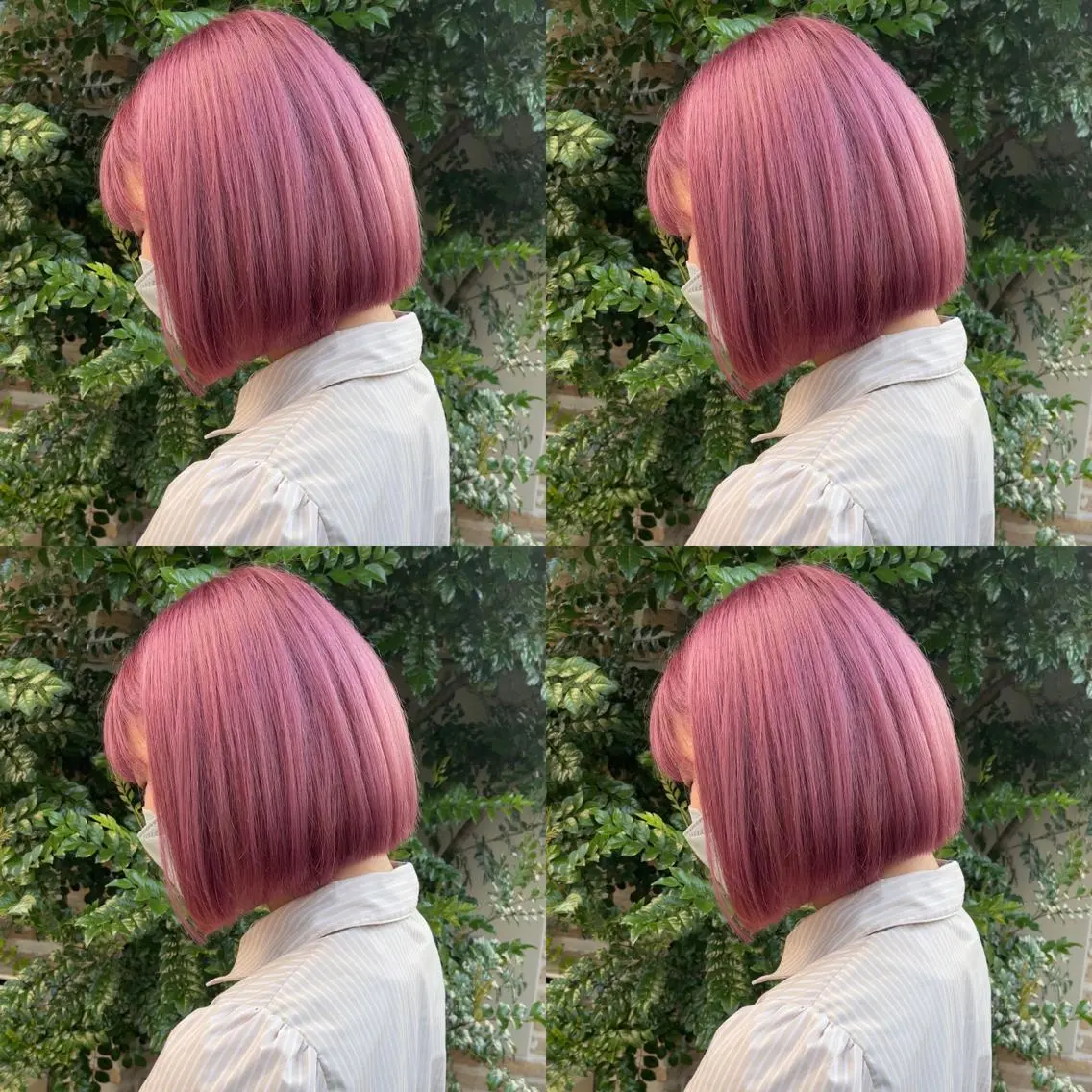 ショート カラー カット ヘアカラー トリートメント ヘッドスパ ヘアセット 大人可愛い透明感🌟 小顔・韓国髪🌟野中のヘアスタイル