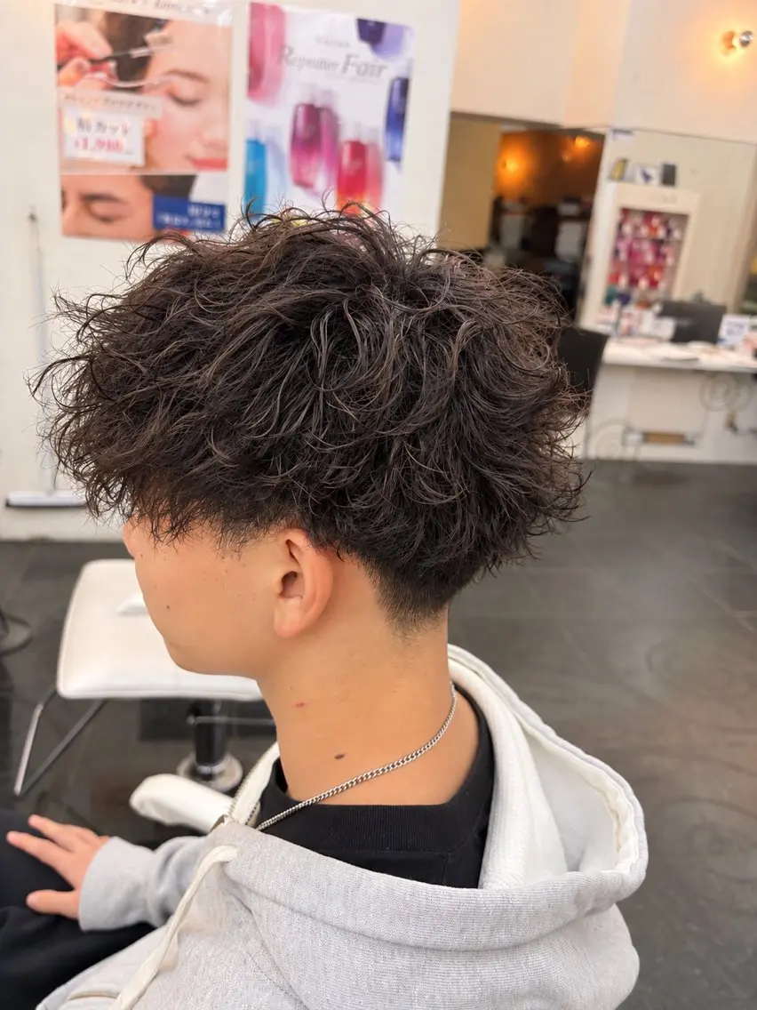 パーマ メンズ カット パーマ トリートメント メンズ👑パーマ👑 ニュアンス/ともみつのヘアスタイル