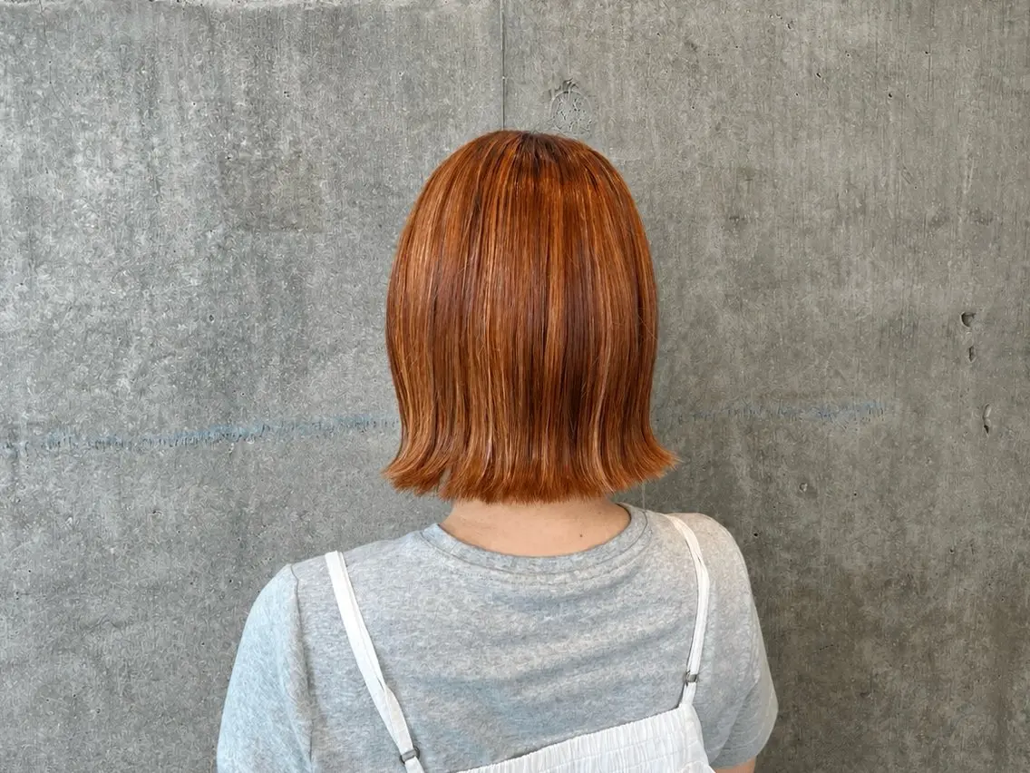 ミディアム カラー 蓮見友里 PiSTA/portのヘアスタイル