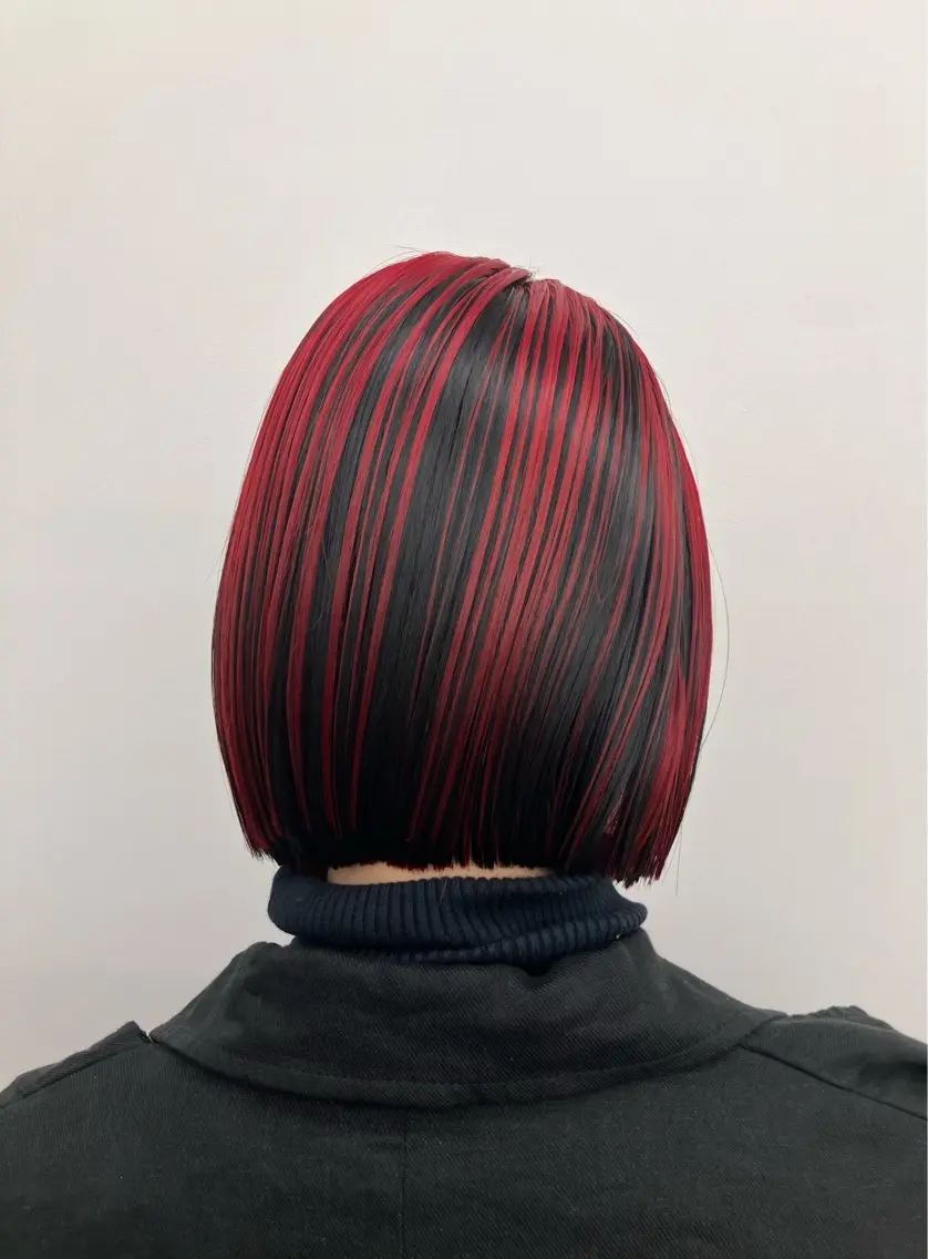 ミディアム カラー カット ヘアカラー トリートメント ムード造るハイトーン ケアブリーチ/ユウキのヘアスタイル