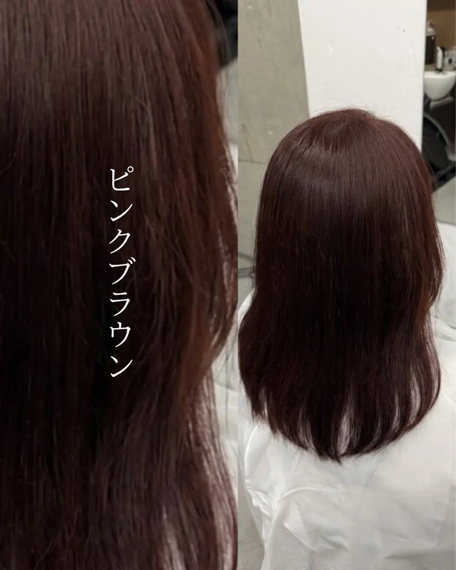 セミロング ヘアカラー ☁透明感カラー/ まつパ🎀 HIROのヘアスタイル