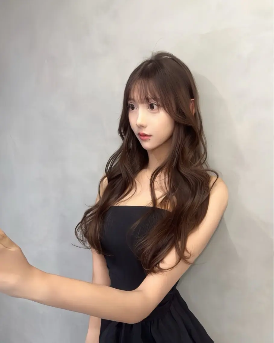 ロング カラー 宮本 優のヘアスタイル