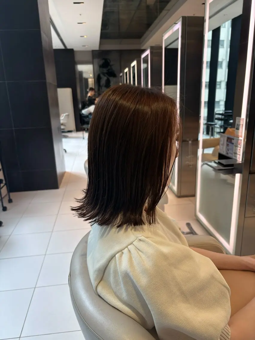 ミディアム 🌈透明感カラー🌈 えのもとすみれのヘアスタイル