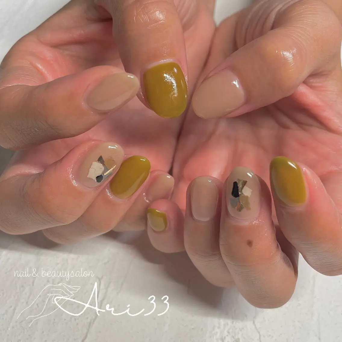 ネイル ハンドネイル プライベートサロン Ari33nailのネイルデザイン
