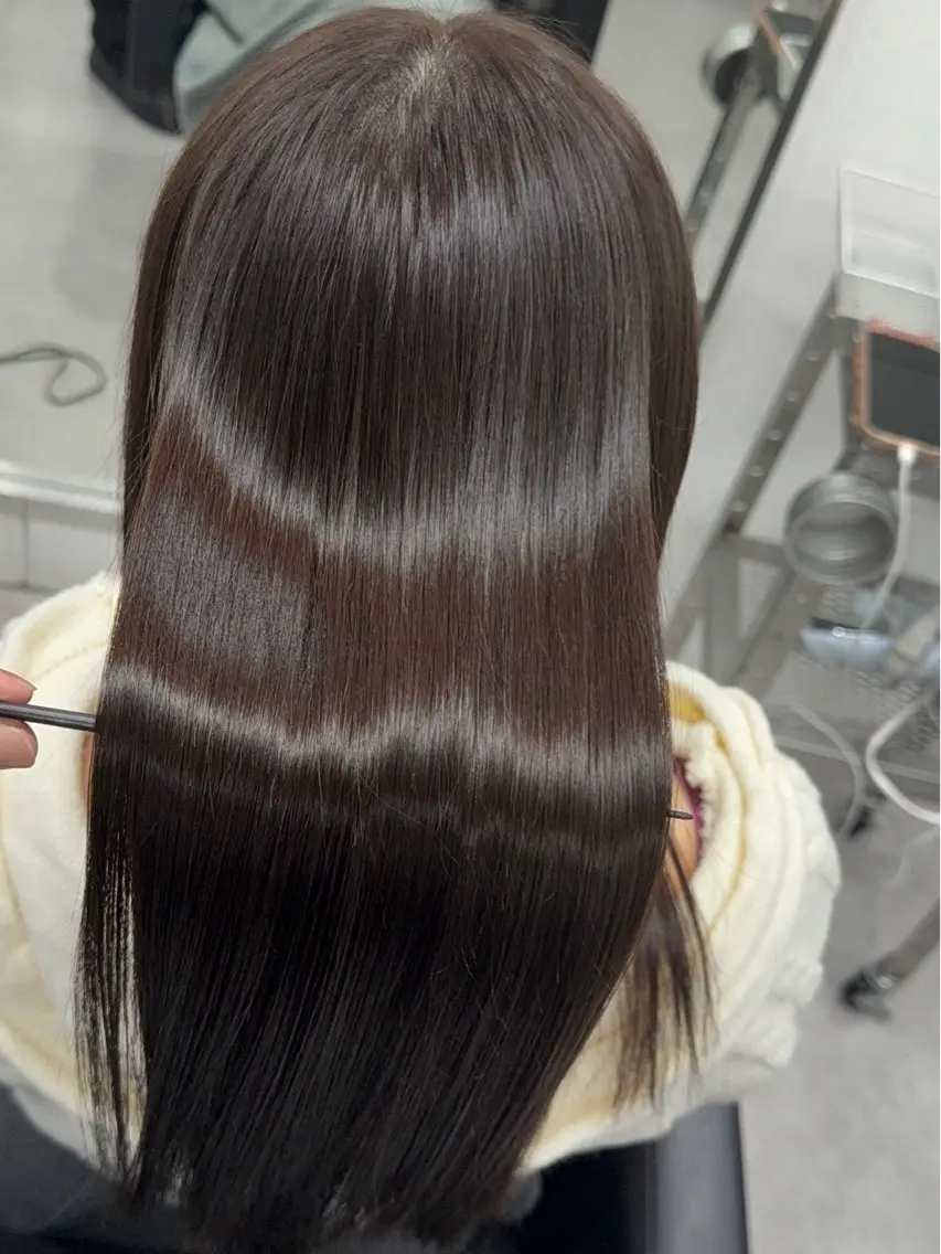 縮毛矯正 やまもと ここのヘアスタイル