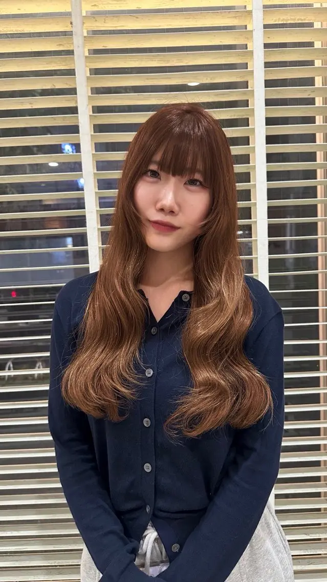 ロング 🛁メンズ/レイヤー 松本羅華のヘアスタイル