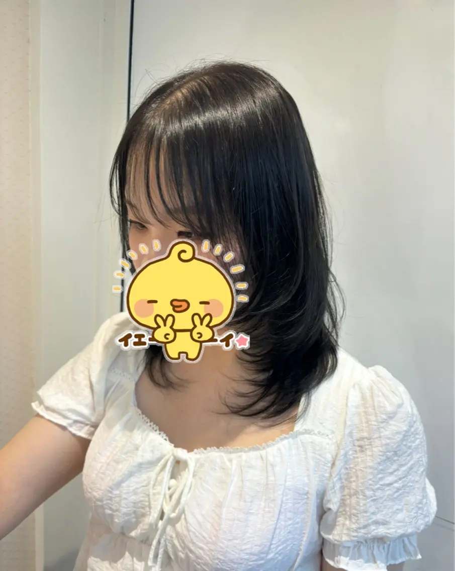 カラー 透明感カラー ヘアカラー 間島 叶のヘアスタイル