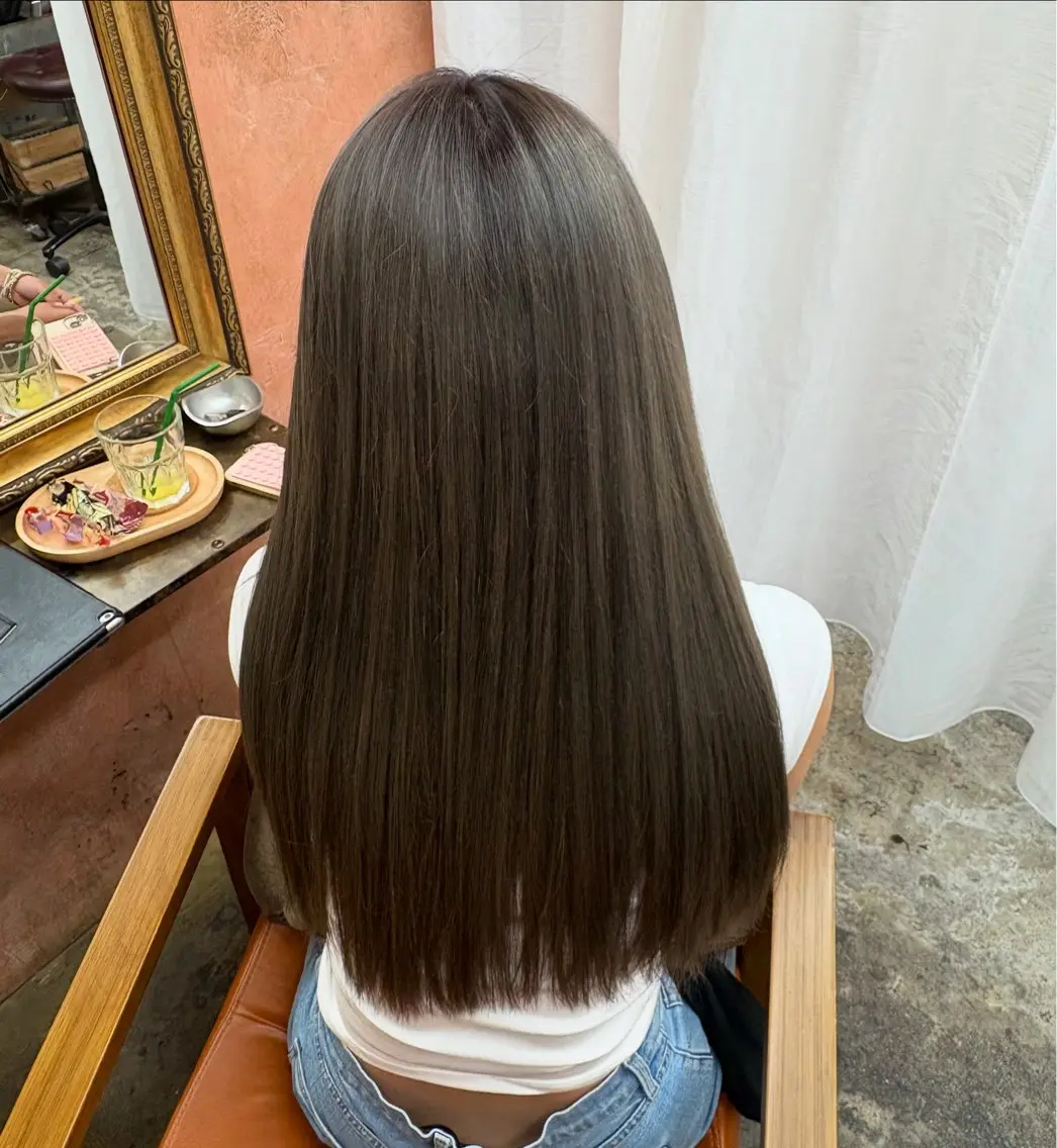 ロング ヘアカラー トリートメント Retsu /UniQのヘアスタイル