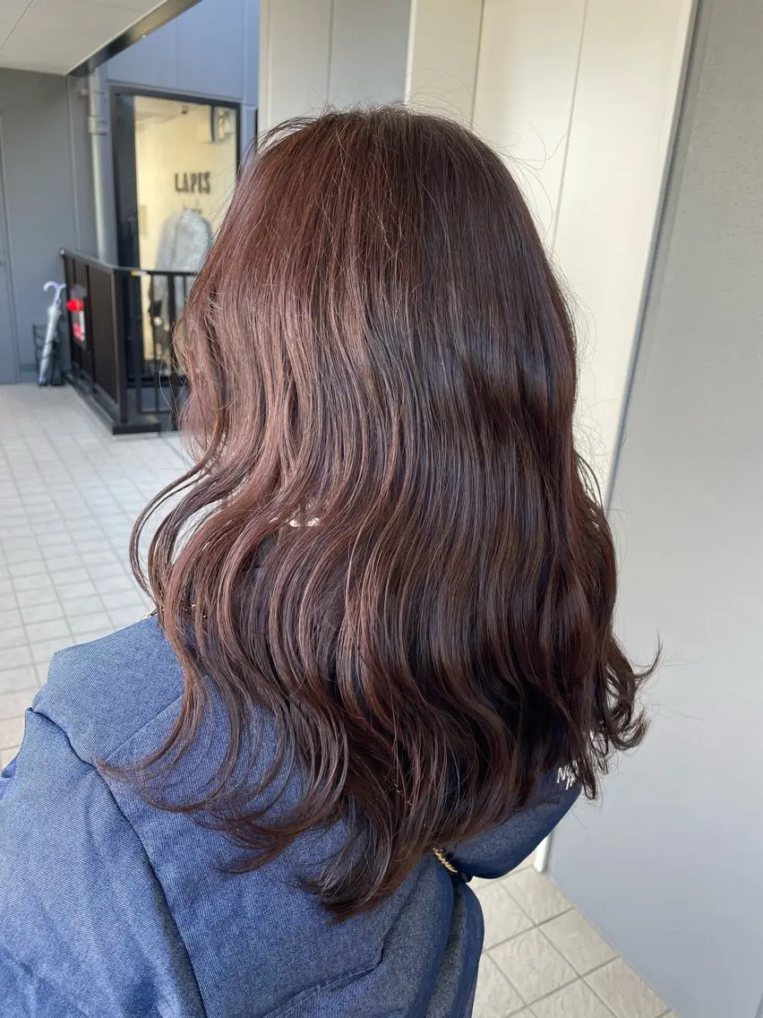 セミロング ヘアカラー トリートメント SiLO/ mahiroのヘアスタイル