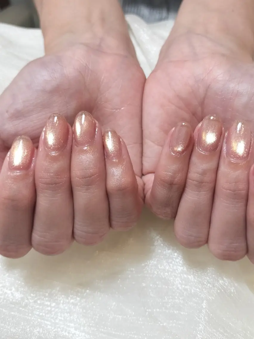 ネイル キラキラネイル マグネットネイル ハンドネイル moff.(ﾓﾌ) nail salonのネイルデザイン