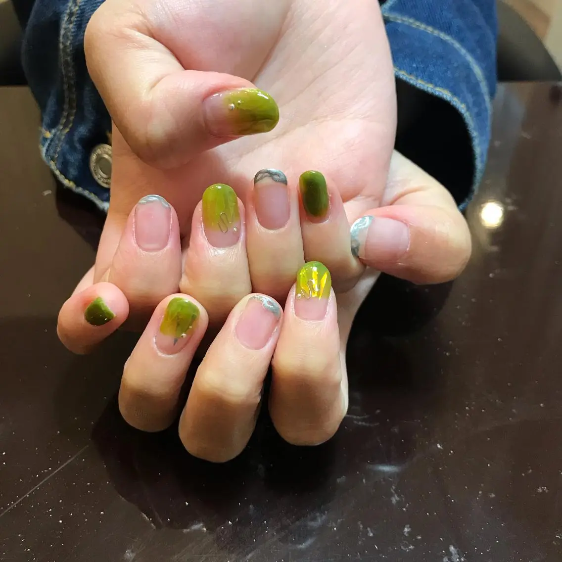 ネイル ニュアンスネイル Nagashima    Kのネイルデザイン