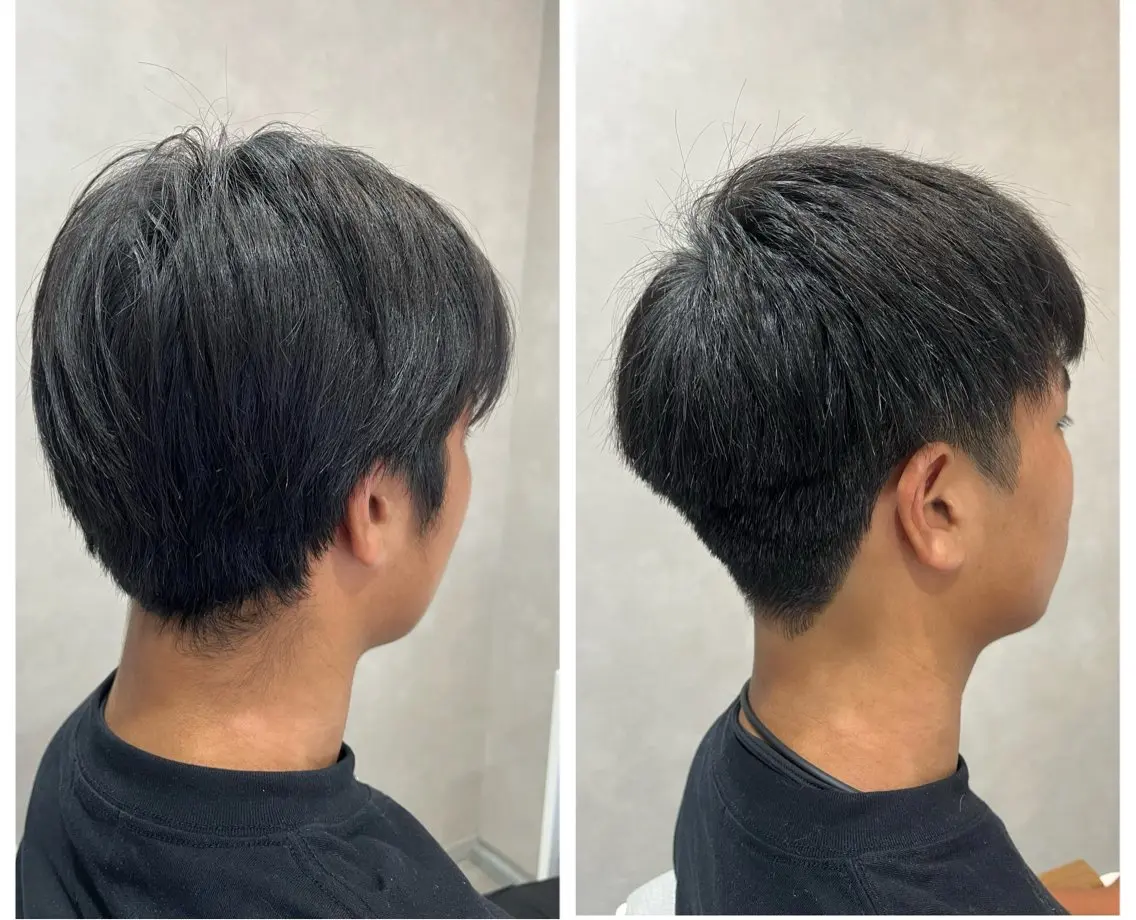 メンズ カット 森 愛友のヘアスタイル