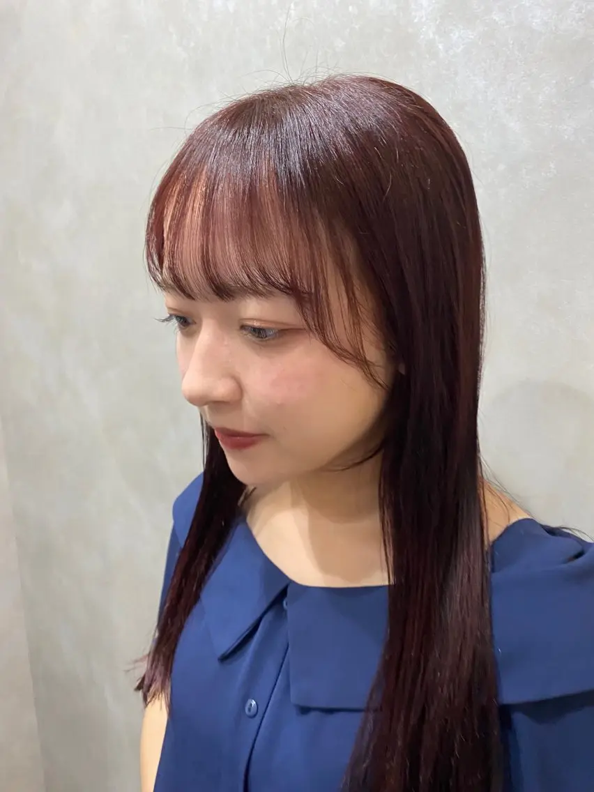 ロング カラー カット ヘアカラー トリートメント 大人かわいい×艶髪 🤍塩川のヘアスタイル