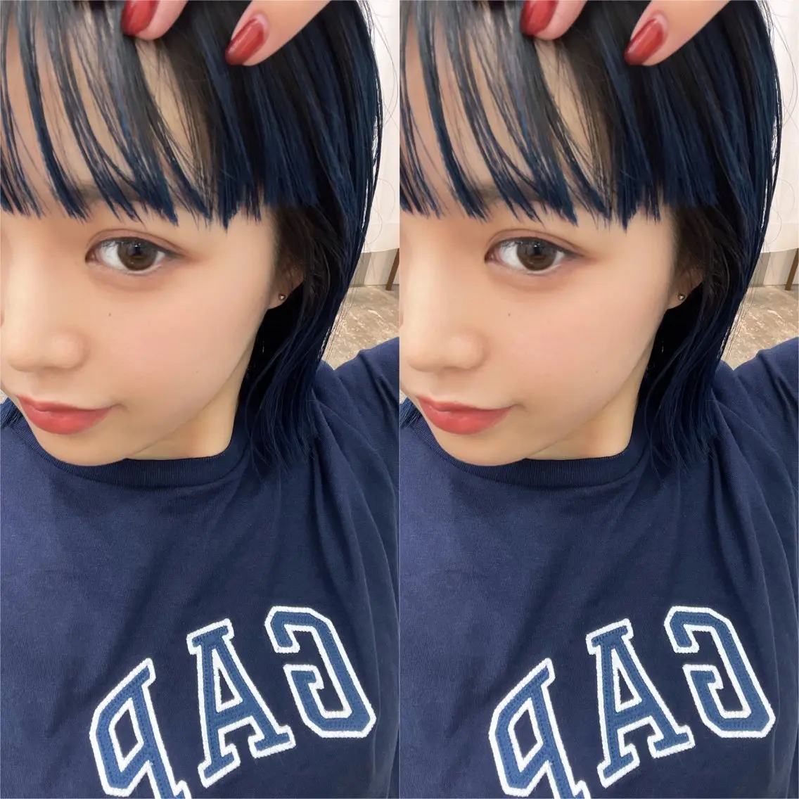 カラー ネイビーカラー aiko【艶カラー ・ミニモ年内で終了】のヘアスタイル