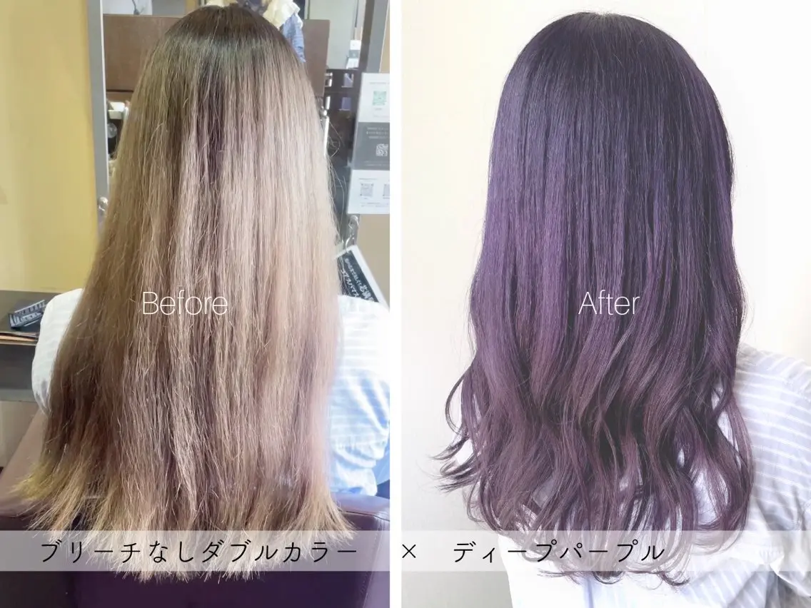 カラー ブリーチ ダブルカラー ブリーチなしカラー SARAJU 仁川店【カラー特化】のヘアスタイル