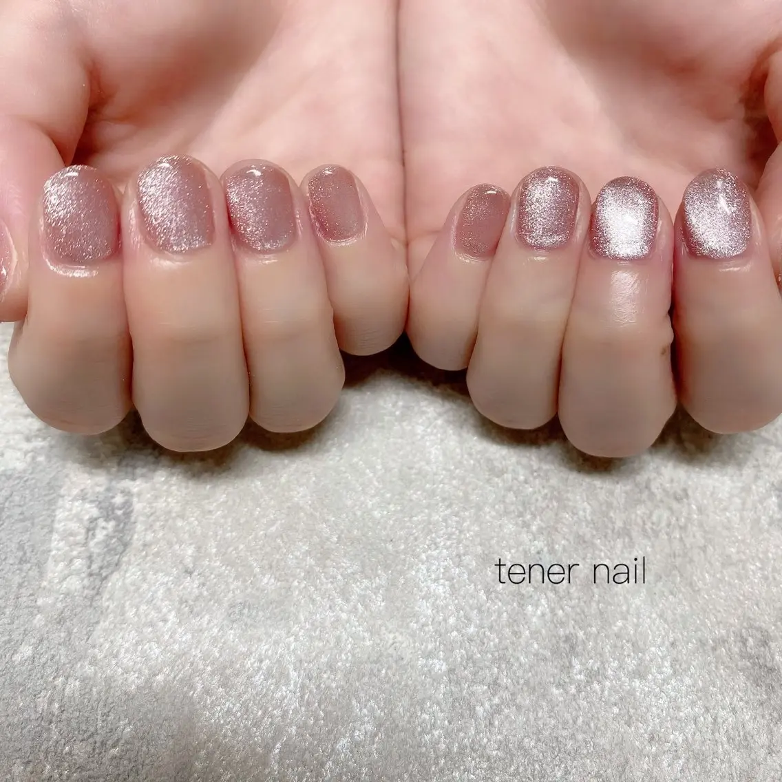 ネイル マグネットネイル マグネットワンカラー ワンカラーネイル テネルネイル tener nailのネイルデザイン