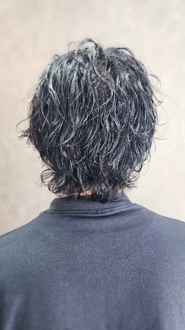 ミディアム ミディアムパーマ カット パーマ 柏 康孝のヘアスタイル