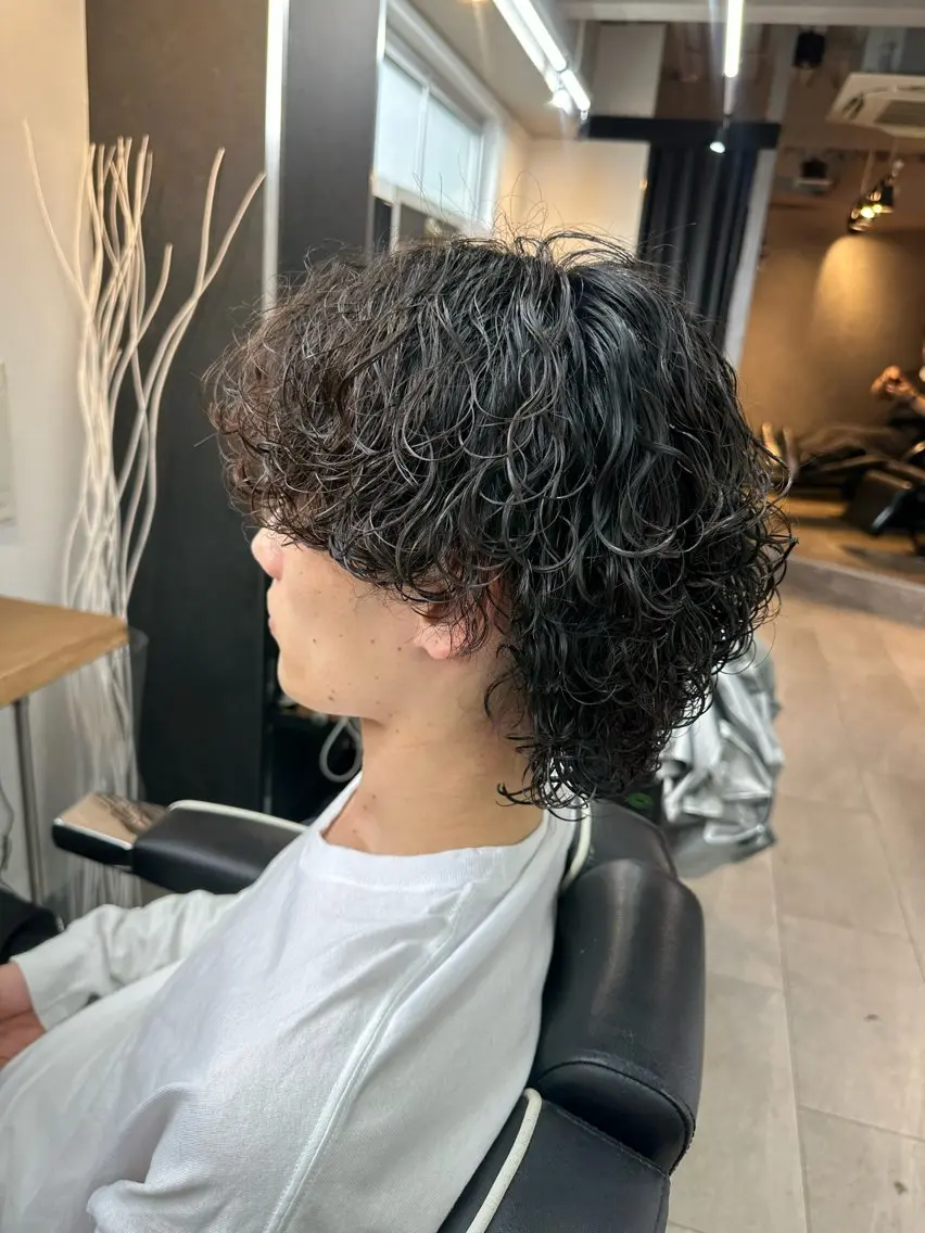 パーマ メンズ 🇺🇸大宮パーマ 波巻き/ツイスパのヘアスタイル