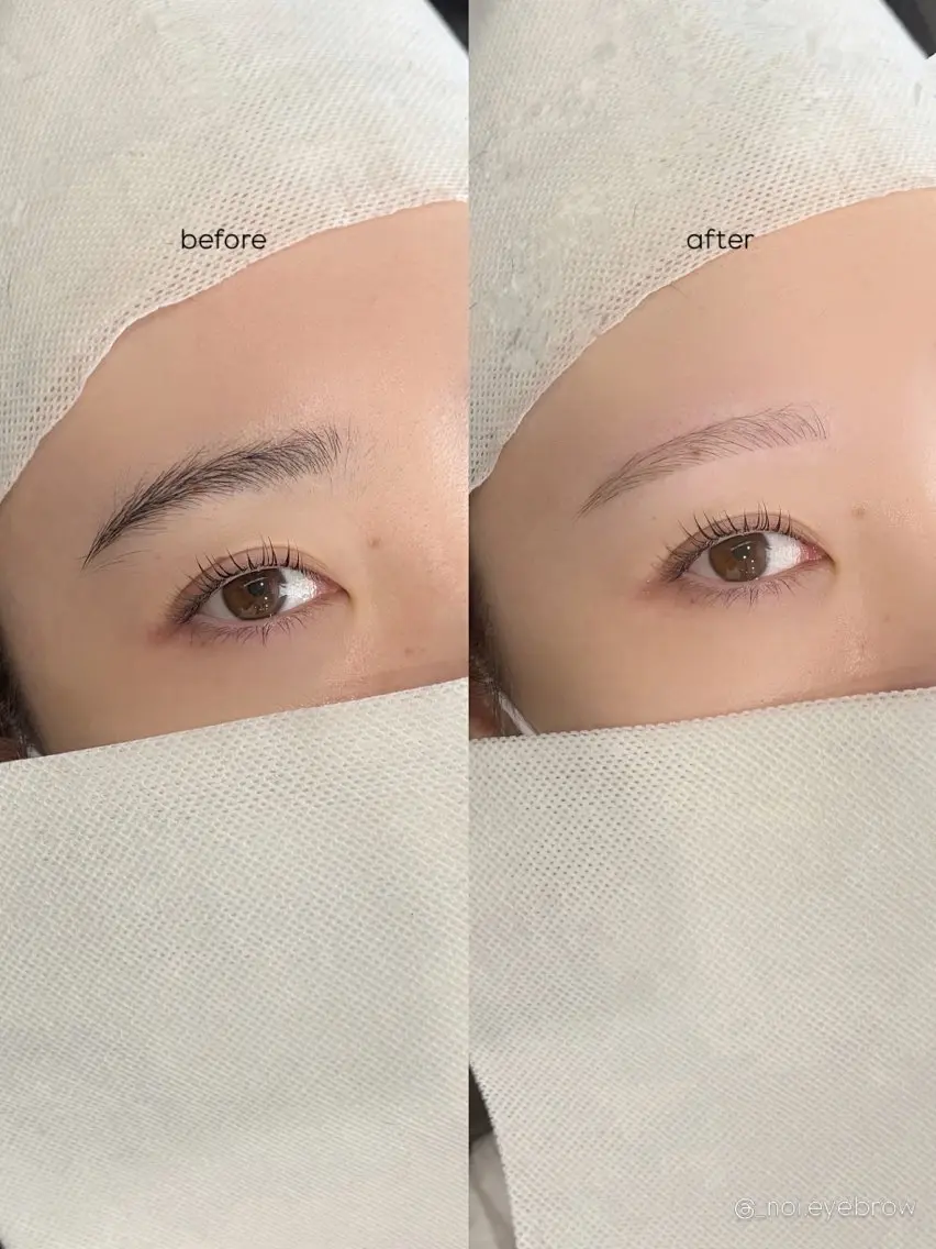 眉ワックス ＋ 間引き ( レディース限定 )の写真