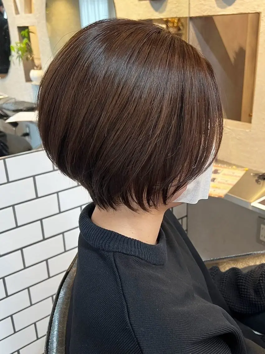 ショート カラー ハイライトカラー ハイライト 髪質改善 ショートヘア カット ヘアカラー 内藤　宏紀 tidasmileのヘアスタイル