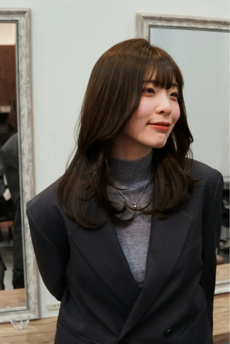 ロング カラー カット ヘアカラー 縮毛矯正 トリートメント 髪質改善/透明感 松下喬亮のヘアスタイル