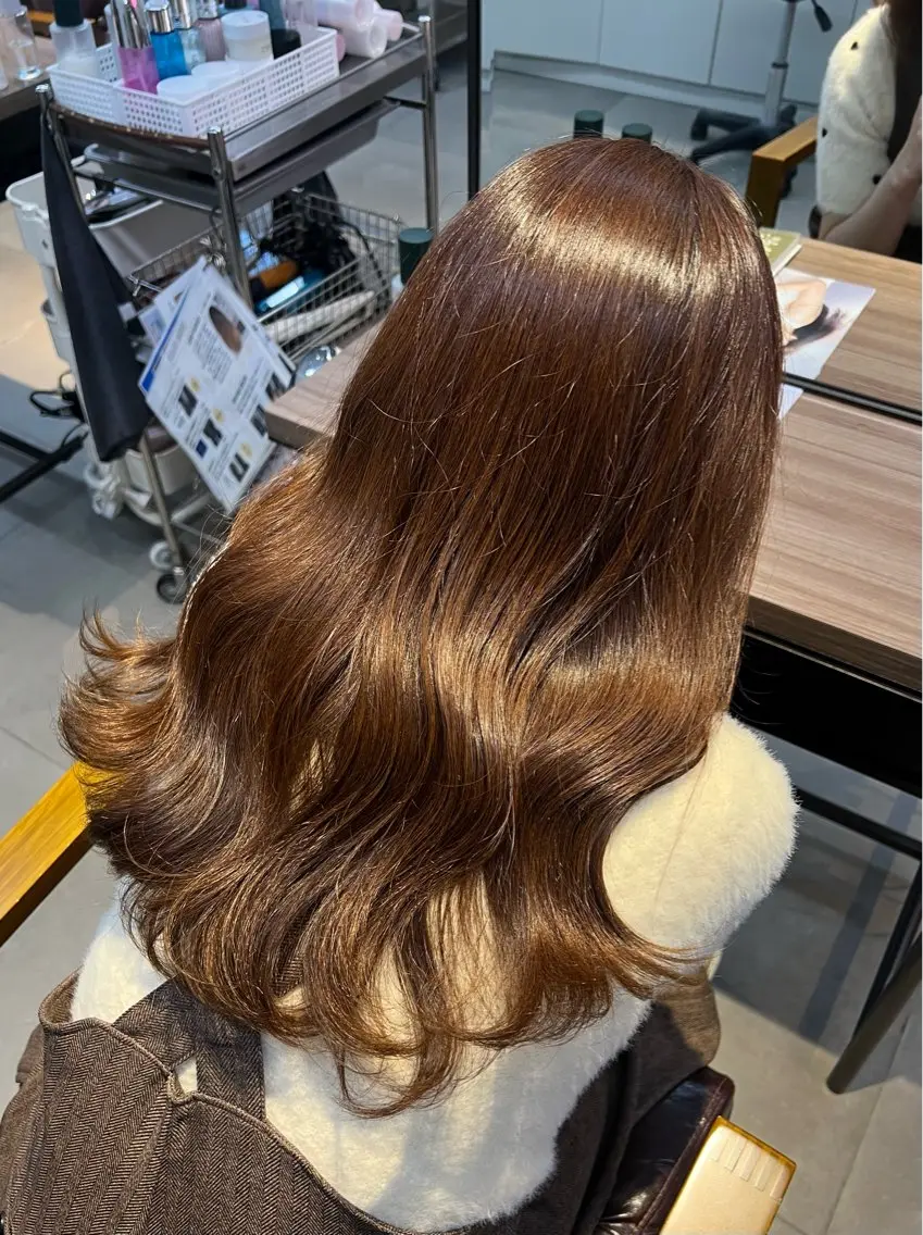 ロング ヘアカラー Kako🫧⭐️ アシスタント/モデルのヘアスタイル