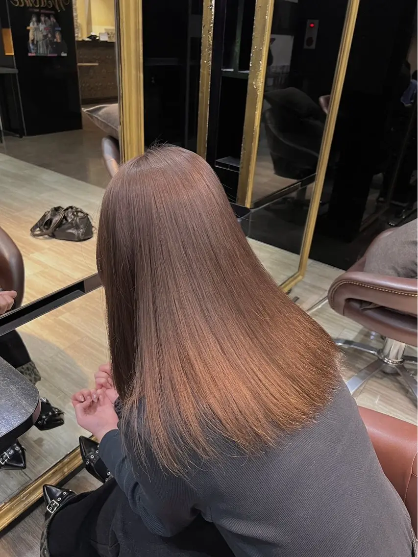 ロング カラー ヘアカラー トリートメント ヘアセット Will/ ワカバのヘアスタイル