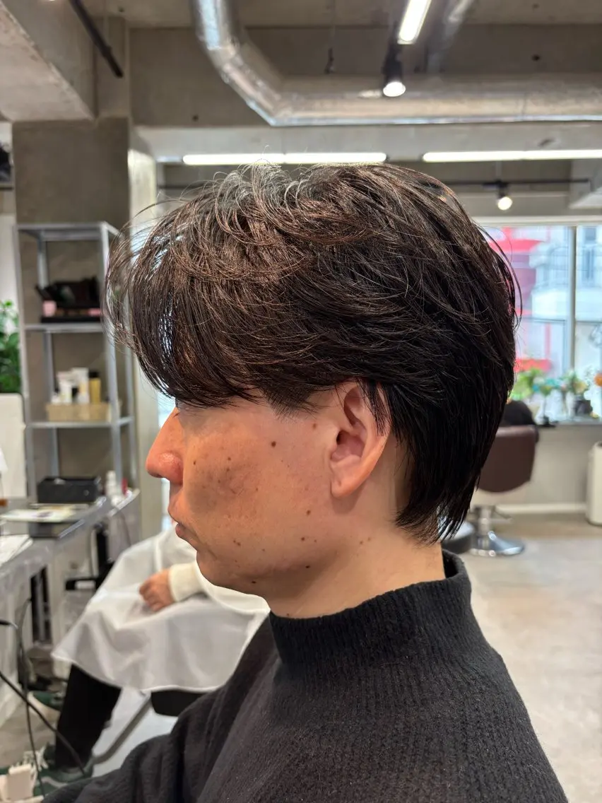 【メンズ限定】カット+ニュアンスパーマ🌀+トリートメントの写真