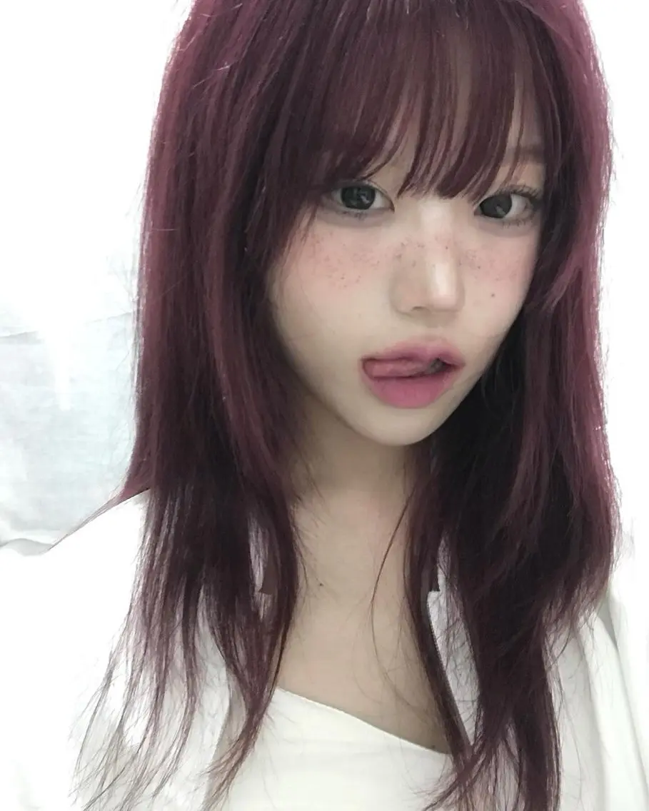 ロング カラー カット ヘアカラー トリートメント ヘアセット NANA💓韓国ヘア /レイヤー/暖色💓のヘアスタイル