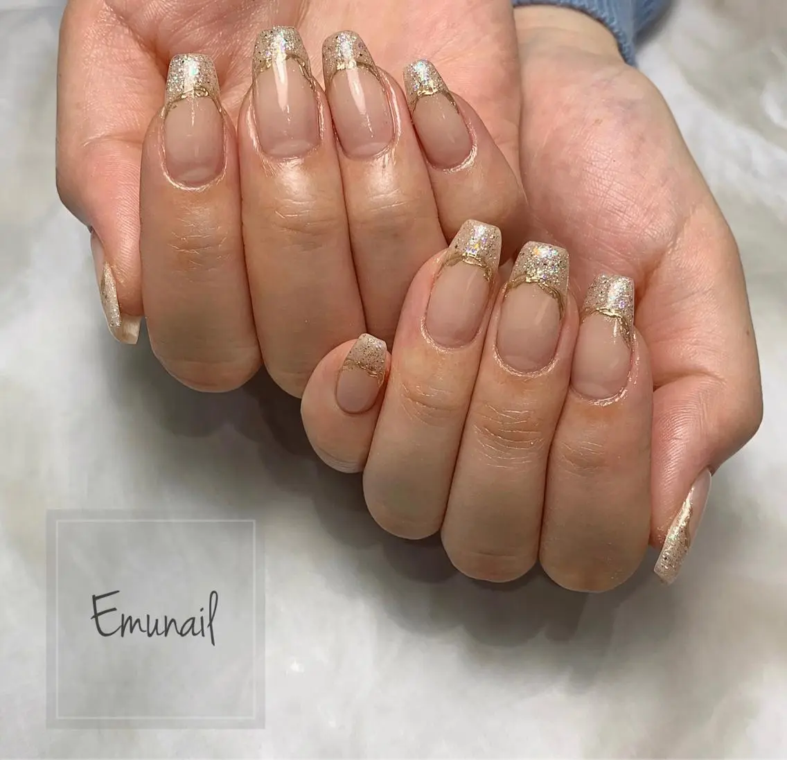 ネイル ミラーネイル フットネイル Emu Nailのネイルデザイン