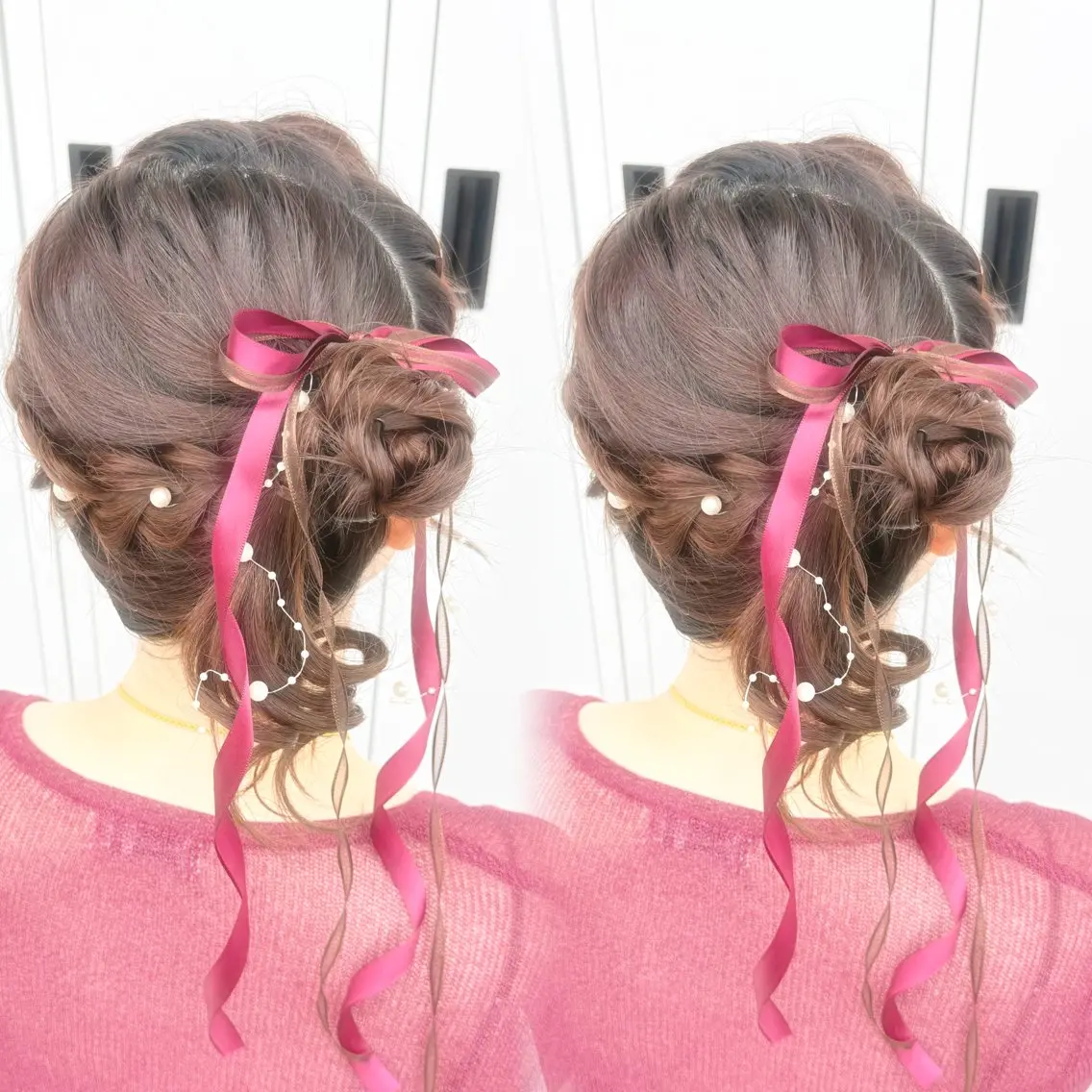 ヘアアレンジ ヘアアレンジエクステ 推し活 さな👶🏻のヘアスタイル