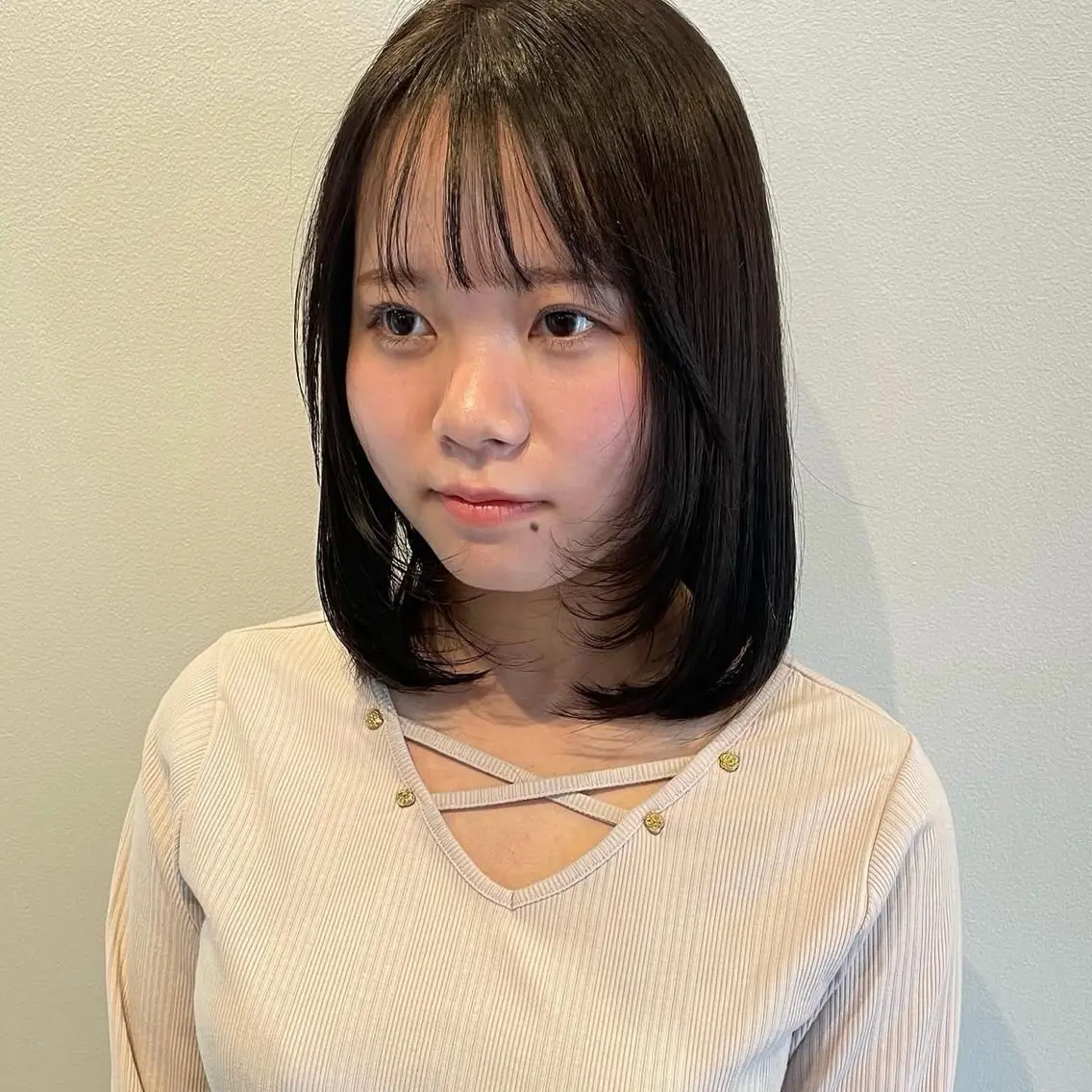 ショート ボブレイヤー ボブ 顔周りカット レイヤーカット カット トリートメント haruna / Toruveのヘアスタイル