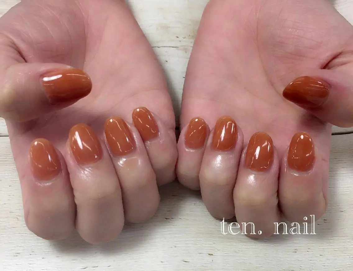 ネイル ワンカラーネイル ten. nailのネイルデザイン