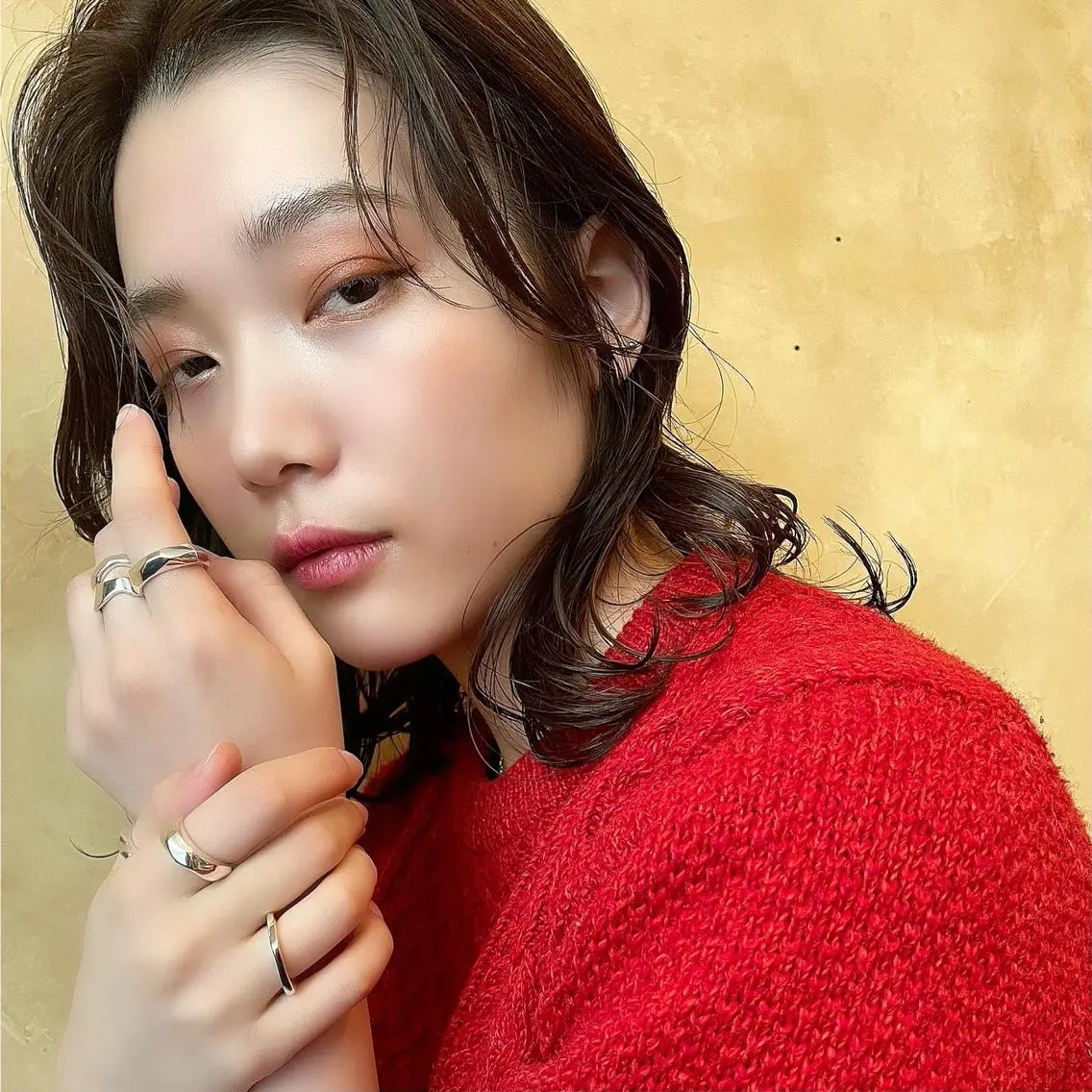 ミディアム カラー パーマ ヘアアレンジ メンズ キッズ ネイル マツエク・マツパ ニシダヒカリ🌙 髪質改善×似合わせのヘアスタイル