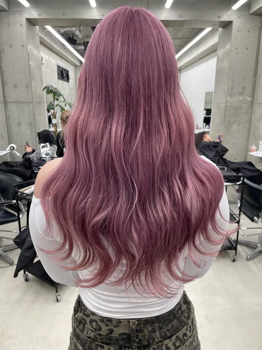 カラー ブリーチ 透明感カラー ヘアカラー 高橋 采江のヘアスタイル