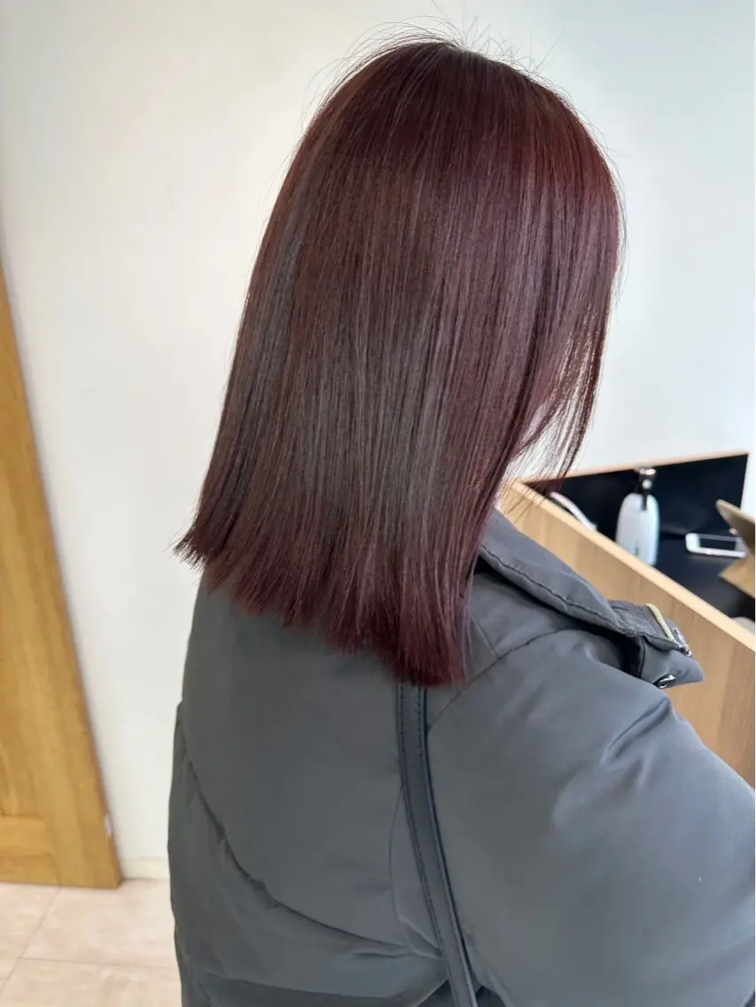 🍒カット+ブリーチなしダブルカラー🍒の写真