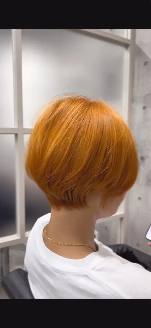 ショート カラー ブリーチ ケアブリーチ ダブルカラー イヤリングカラー ハイライトカラー ヘアカラー newi ナカノのヘアスタイル