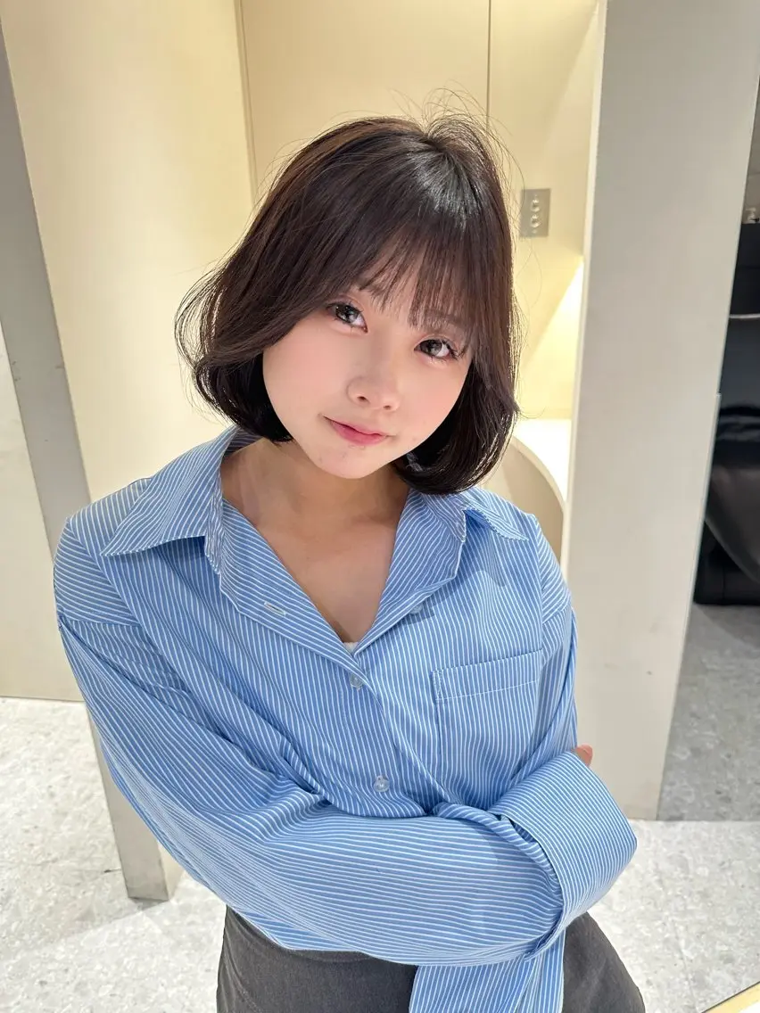 ショート カラー カット ヘアカラー トリートメント 《髪質改善✖️オリー ブ🧸》小嶋拓也のヘアスタイル