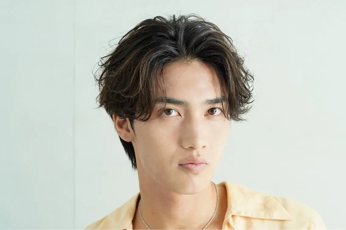 パーマ メンズ メンズパーマ ニュアンスパーマ パーマ 安井凰太 /elima武蔵小杉のヘアスタイル