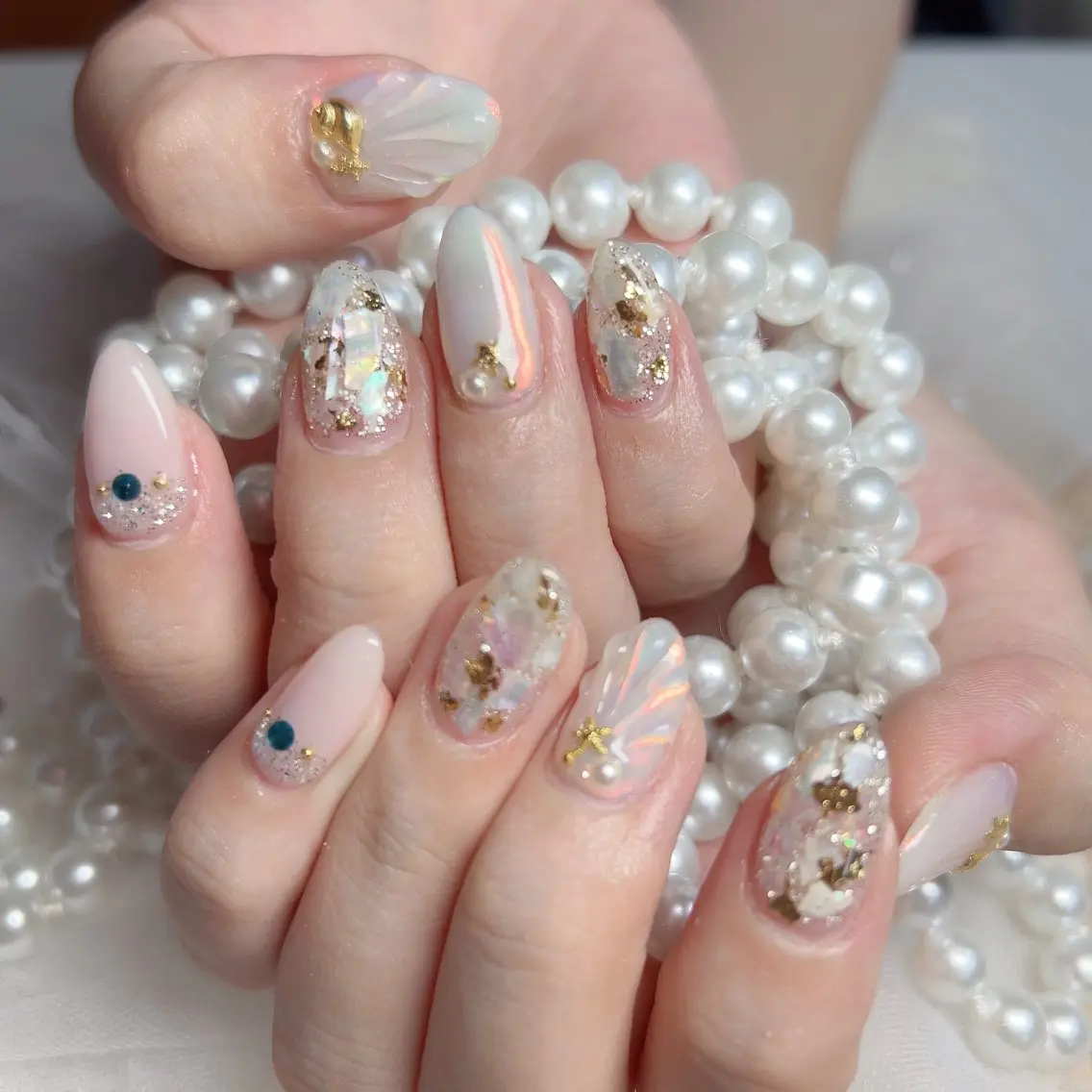 ネイル ハンドネイル M 🌷Nail 長さだし専門店のネイルデザイン