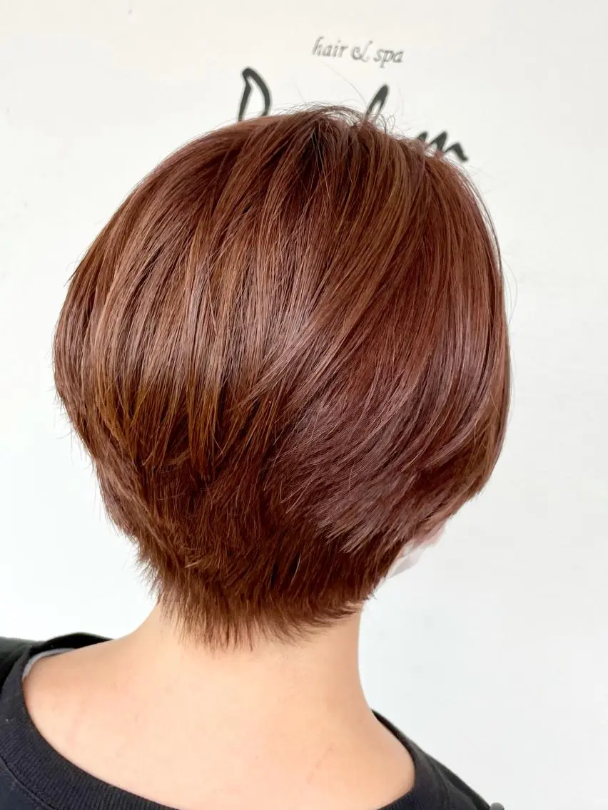 カット & オーガニックヘアカラーの写真