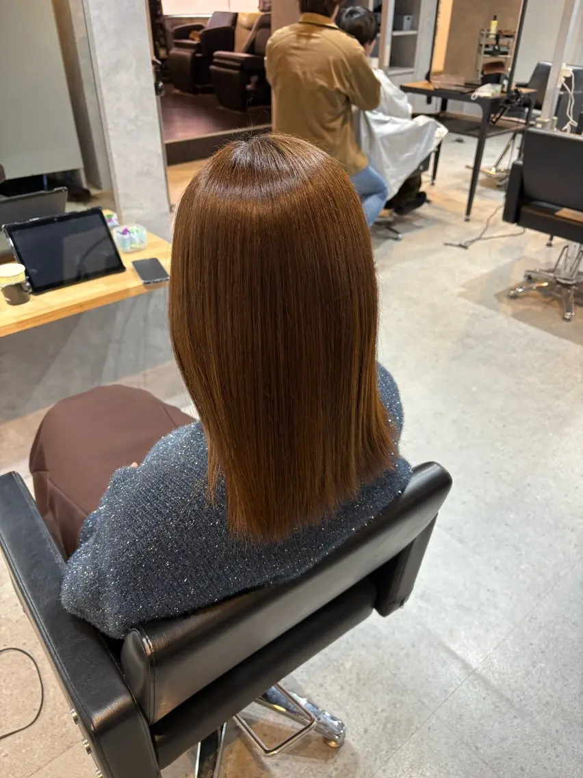 ミディアム カット 🫧透明感カラー☁️ 国分寺/むらさわ🧸のヘアスタイル