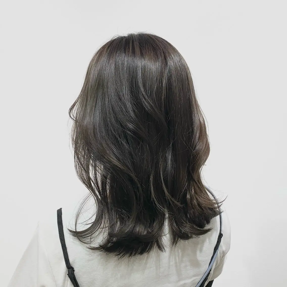 ミディアム カラー ヘアアレンジ カット トリートメント キヨミ 韓国レイヤーカットのヘアスタイル