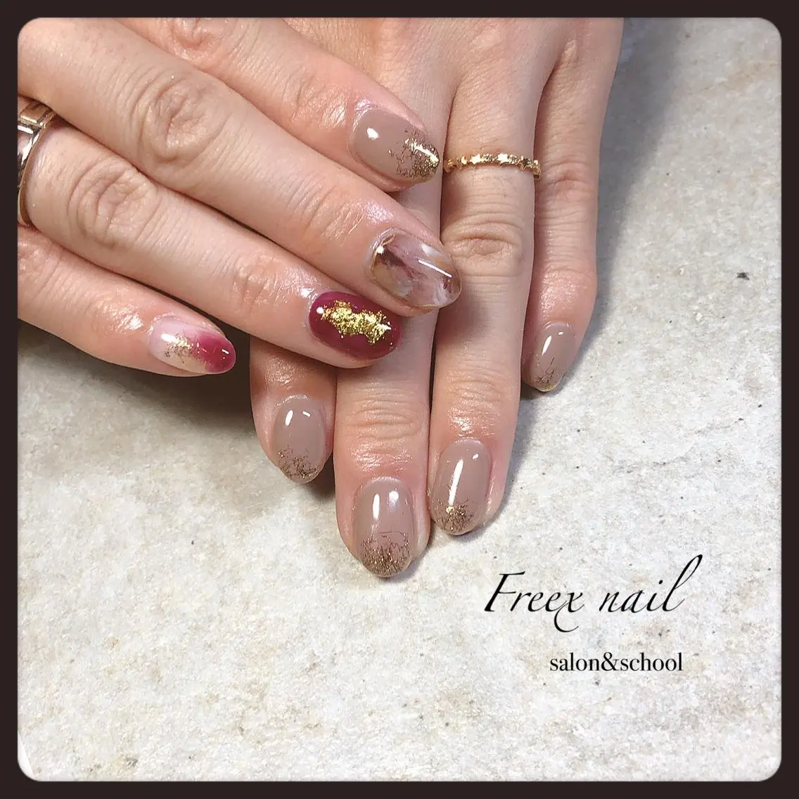 ネイル ニュアンスネイル freex nail /ニュアンス/個性派のネイルデザイン
