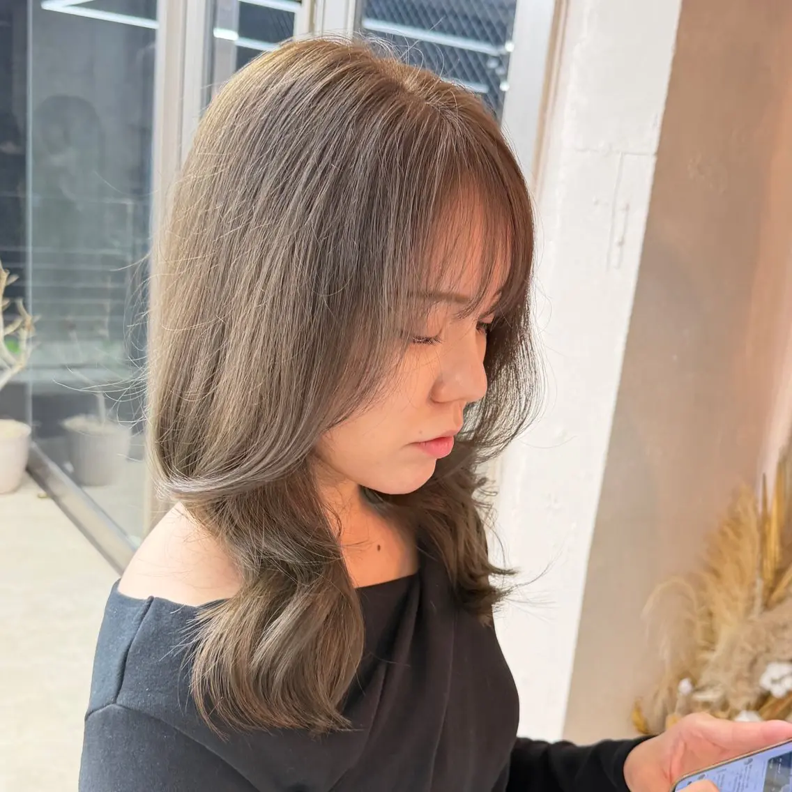 ミディアム ヘアカラー XELM 🤎 Kannaのヘアスタイル